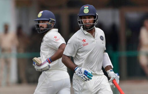 Vijay Pujara Script Indias Response To Formidable England Total বিজয়-পূজারার দাপটে পাল্টা চাপে ইংল্যান্ড