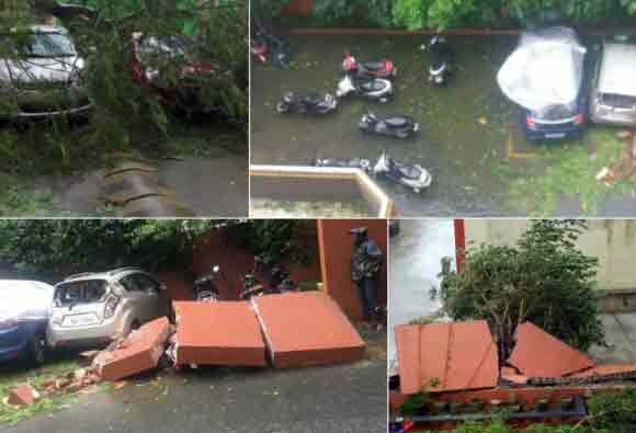 Four Dead In Tn As Cyclone Vardah Throws Normal Life Out Of Gear তামিলনাড়ু, অন্ধ্রে আছড়ে পড়ল ঘূর্ণিঝড় ‘ভরদা’, মৃত ৪, বিপর্যস্ত জনজীবন