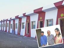 মেয়ের বিয়েতে দরিদ্রদের ৯০ টি বাড়ি উপহার ব্যবসায়ীর