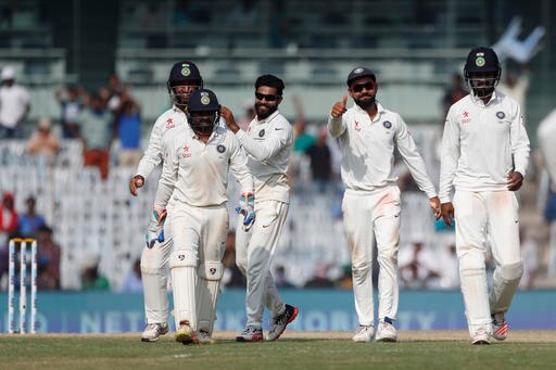 India Beat England By Innings And 75 Runs Win Series 4 0 জাদেজার ৭ উইকেট, চেন্নাই টেস্টে  ইংল্যান্ডকে ইনিংস ও ৭৫ রানে হারিয়ে ৪-০ তে সিরিজ জয় ভারতের