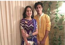 করিনার সঙ্গে সেফের প্রথম পক্ষের ২ ছেলেমেয়ে