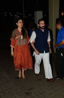 ছেলের জন্মের পর এই প্রথম: ডিনারে সেফ-করিনা!