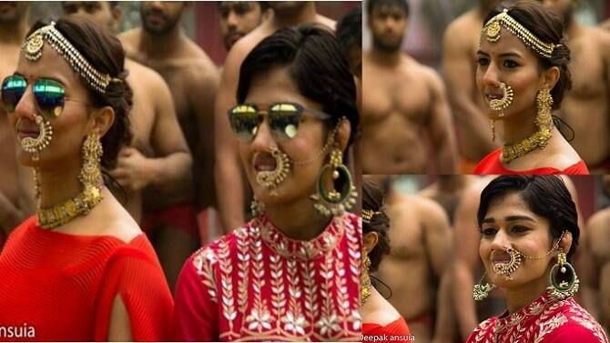আমির খানের ‘দঙ্গল’ বক্স অফিসে সাড়া ফেললেও বাস্তবের ২ দঙ্গল বোন গীতা-ববিতা এখন ব্যস্ত প্র্যাকটিসে। তার মধ্যেই তাঁরা করেছেন এই ফটো শ্যুট। (ছবি: দীপক আনসুইয়া)