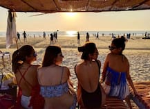 গোয়ায় ছুটি কাটাতে ব্যস্ত মালাইকা