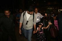 দুবাইয়ে নতুন বছর উদযাপন করে বাড়ি ফিরলেন ঐশ্বর্যা, অভিষেক ও আরাধ্যা