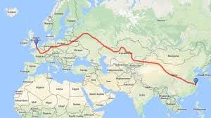 China To London Train Now7500 Miles In 18 Days চিন থেকে লন্ডনের মধ্যে ট্রেন, সাড়ে সাত হাজার মাইল দূরত্ব অতিক্রম করবে ১৮ দিনে