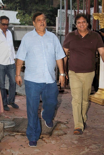 পরিচালক ডেভিড ধবন ও শশী রঞ্জন। (ছবি: প্রবীণ উত্তুরকর/ সোলারিস ইমেজেস)