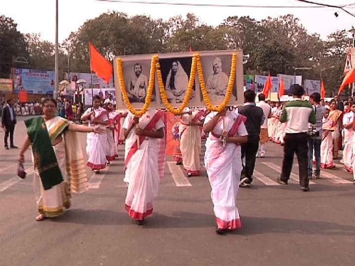 দক্ষিণ কলকাতার একডালিয়াতেও স্বামীজির জন্মদিন উপলক্ষে বিশেষ অনুষ্ঠানের আয়োজন করা হয়