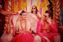 বিয়ের আগে ‘সঙ্গীত’ ও ‘মেহেন্দি’ অনুষ্ঠানে মেতে উঠলেন বলিউড অভিনেতা নীল নিতিন মুকেশ