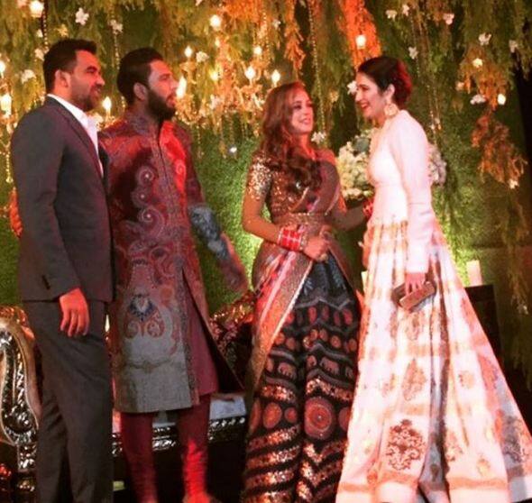 যুবরাজের বিয়েতেও একসঙ্গে গিয়েছিলেন জাহির-সাগরিকা