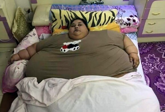 500 Kg Egyptian Woman Reaches Mumbai For Weight Loss Treatment বিশ্বের সবচেয়ে ভারী মানুষ মিশরের ৫০০ কেজি ওজনের ইমন চিকিত্সার জন্যে মুম্বই এসে পৌঁছলেন