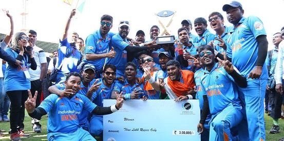 Bcci Lauds Indian Team For Winning T20 World Cup For Blind দৃষ্টিহীনদের টি-২০ বিশ্বকাপজয়ী দলকে অভিনন্দন বিসিসিআই-এর