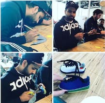 স্ত্রী ঋতিকাকে নিয়ে বেয়ার্নের খেলা দেখতে হাজির রোহিত শর্মা