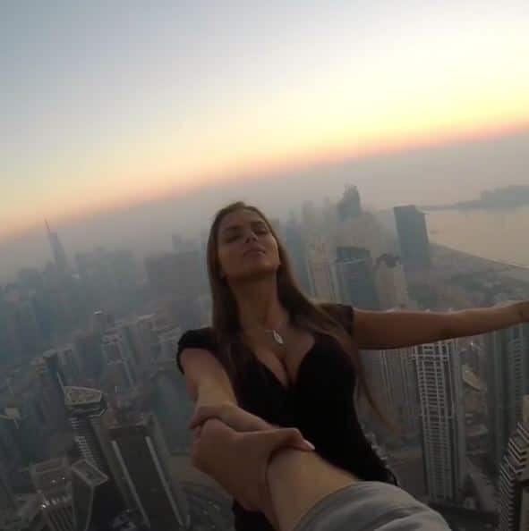 Russian Model N Hot Water After Dangling From Atop Dubai Skyscraper দুবাইয়ের বহুতল থেকে ঝুলন্ত ফটোশ্যুট, বিপাকে রুশ মডেল