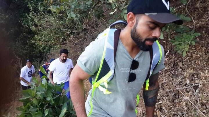 বিরাট দেখিয়ে দেন, ক্রিকেট মাঠে যেমন অসাধারণ পারফরম্যান্স দেখান, তেমনই ট্রেকিংয়েও তিনি পিছিয়ে নেই