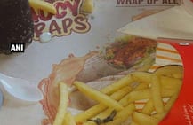 ম্যাকডোনাল্ডসে অন্তঃসত্ত্বার প্লেটে ভাজা টিকটিকি