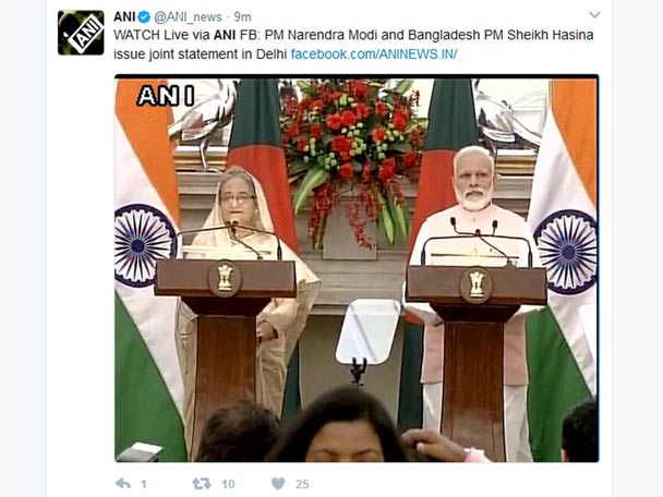 দিল্লিতে মোদী-হাসিনা যৌথ সাংবাদিক বৈঠক, সন্ত্রাস মোকাবিলায় একজোট হওয়ার বার্তা দিলেন দুদেশের প্রধানমন্ত্রী