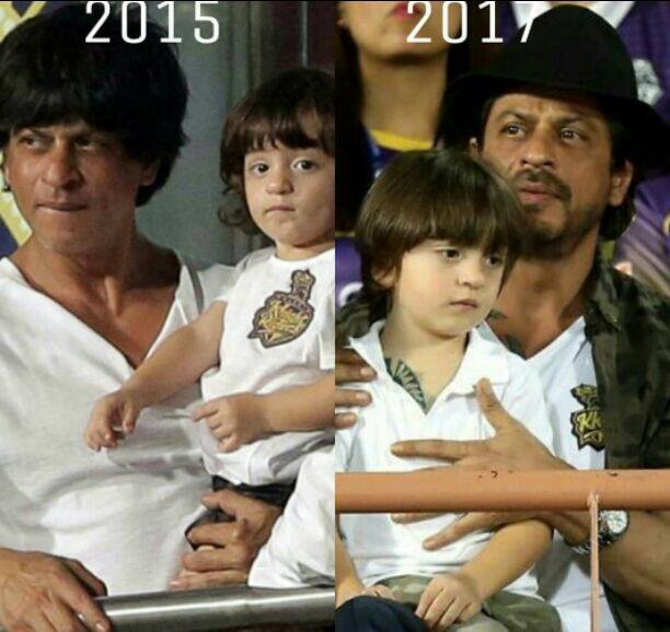 আর এটা তৈরি করেছেন অ্যাব্রামের এক ভক্ত। দুবছর আগের আইপিএল অ্যাব্রাম। আর এটা হল ২০১৭ সালের অ্যাব্রাম। ছবি সৌজন্যে ইন্সটাগ্রাম ফ্যান ক্লাব