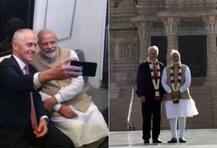 মেট্রোরেলে চড়ে অস্ট্রেলিয়ার প্রধানমন্ত্রীকে অক্ষরধাম মন্দিরে নিয়ে গেলেন মোদী, তুললেন সেলফি