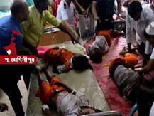 শালবনীতে লরির ধাক্কা অটোতে, মৃত ২, জখম স্কুলপড়ুয়া সহ ১৩ জন, পুলিশকে ঘিরে বিক্ষোভ