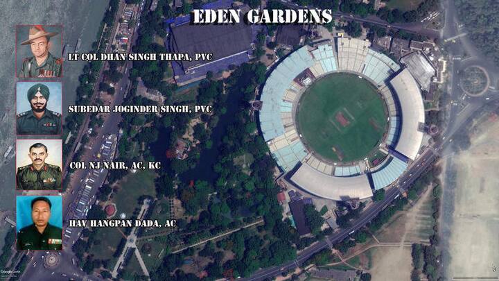 এদিন এক অনুষ্ঠানে লেফটেন্যান্ট কর্নেল ধনসিংহ থাপা, কর্নেল এন জে নায়ার, হাভিলদার হাংপান দাদা এবং সুবেদার জোগিন্দর সিংহের নামে ব্লক উন্মোচন করা হয়।