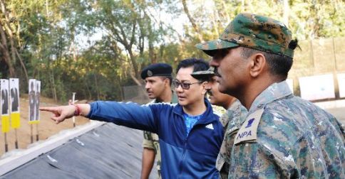 আটারি-ওয়াঘা সীমান্তে ১০৭ ফুট উঁচু তেরঙা তুললেন রিজিজু