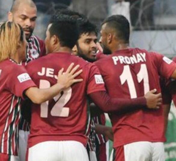 ইস্টবেঙ্গলকে ২-০ গোলে হারিয়ে ফেড কাপের ফাইনালে মোহনবাগান Federation Cup Mohun Bagan Beat Arch Rivals East Bengal 2 0 To Reach Final ইস্টবেঙ্গলকে ২-০ গোলে হারিয়ে ফেড কাপের ফাইনালে মোহনবাগান