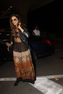 দেখুন! মুম্বই বিমানবন্দর থেকে বার হচ্ছেন দীপিকা