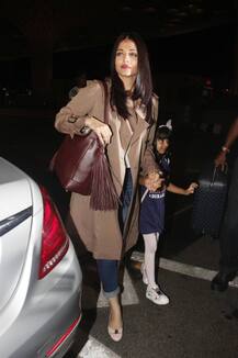 মায়ের সঙ্গে চলল কানে, বিমানবন্দরে ফটোগ্রাফারদের রীতিমত পোজ দিল ঐশ্বর্যা কন্যা আরাধ্যা