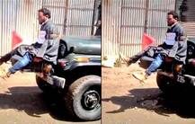 জিপের সামনে কাশ্মীরী যুবককে বাঁধা মেজরকে পুরস্কৃত করল সেনা