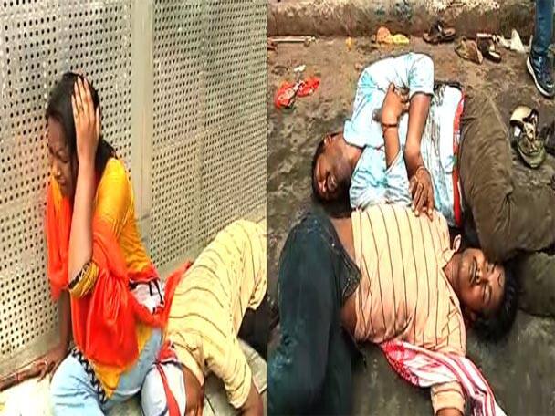 বিজেপির মিছিল থেকে উড়ে এল বোমা। আহত বহু