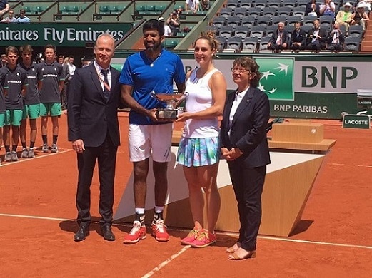 Bopanna Wins Maiden Grand Slam Title At French Open ফরাসি ওপেনে মিক্সড ডাবলস চ্যাম্পিয়ন বোপন্না