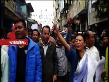 পাহাড়ে তৃণমূলের মিছিল, পাল্টা দিল্লিতে বঙ্গভবনের বাইরে বিক্ষোভ গোর্খা জনমুক্তি মোর্চার