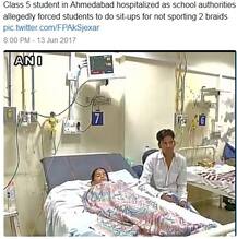 চুলে দুটো নয়, একটা ঝুঁটি কেন, এক ঘণ্টায় ২০০ সিট-আপ স্কুলে, হাসপাতালে অসুস্থ ছাত্রী