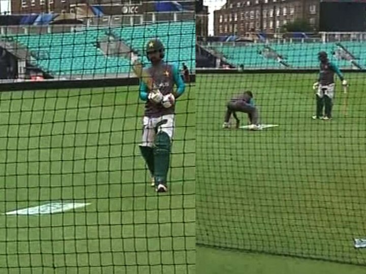 Special Practice For Pakistani Batsmen Ahead Of Final Against India বুমরাহ, ভুবনেশ্বরদের সামলাতে পাথরে বল ফেলে পাক ব্যাটসম্যানদের বিশেষ অনুশীলন