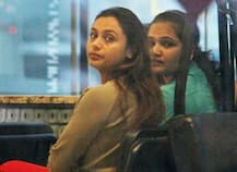 মুম্বই বিমানবন্দরে মেয়ে আদিরার সঙ্গে রানি মুখোপাধ্যায়