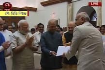 মনোনয়ন পেশ এনডিএ-র রাষ্ট্রপতি পদপ্রার্থী রামনাথ কোবিন্দের