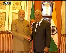 ৩ দেশ সফরের শুরুতে পর্তুগালে মোদী, মধ্যাহ্নভোজে গুজরাতি খানা