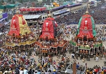 Rath Yatra Of Lord Jagannath Held In Puri কড়া নিরাপত্তায় পুরীতে মহাসমারোহে পালিত রথযাত্রা