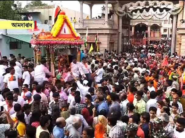 গুজরাতের আমদাবাদেও মহাসমারোহে পালিত হল রথযাত্রা
