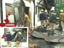 পাহাড়ে অশান্তি অব্যাহত, জিটিএ-র ইঞ্জিনিয়ারিং দফতর, বিজনবাড়ির ধোবিতলা পঞ্চায়েত অফিসে আগুন