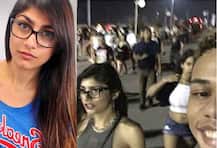 বিনা অনুমতিতে সেলফি তোলায়, ভক্তকে ঘুসি প্রাক্তন পর্নস্টার মিয়া খালিফার