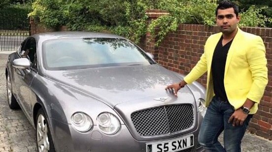 Umar Akmal Gets Trolled By Fans After Posting Picture With A Bentley বিলাসবহুল গাড়ির সামনে দাঁড়িয়ে ছবি তুলে ট্রোলড উমর আকমল