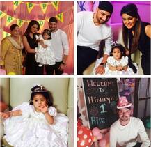 এই ক্রিকেট তারকা ও বলিউড অভিনেত্রীর কন্যার এক বছরের জন্মদিনের ছবি দেখুন