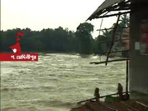 বৃষ্টি থামলেও, ঘাটাল ও দাসপুরে বন্যা পরিস্থিতি ভয়াবহ