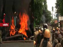 সুকনায় মোর্চার সঙ্গে খণ্ডযুদ্ধ পুলিশের