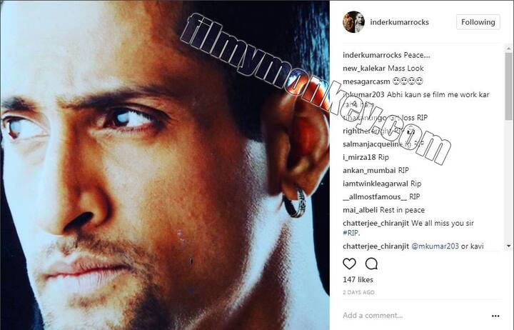 এরপর থেকে মৃত্যুর ২৪ ঘন্টারও কম সময় আগে ইন্সটাগ্রামে ফের সক্রিয় হন তিনি। ২৭ আগস্ট সকাল সাড়ে ছটা নাগাদ একটি পোস্ট করেন তিনি। একটি ছবি পোস্ট করে ক্যাপশনে লেখেন- শান্তি..