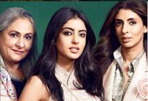 ভোগ ইন্ডিয়ার প্রচ্ছদে মেয়ে ও নাতনির সঙ্গে জয়া বচ্চন