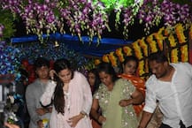 গণপতি বাপ্পা মোরিয়া! দেখুন সলমন খান পরিবারের গণেশ বিসর্জনের ছবি