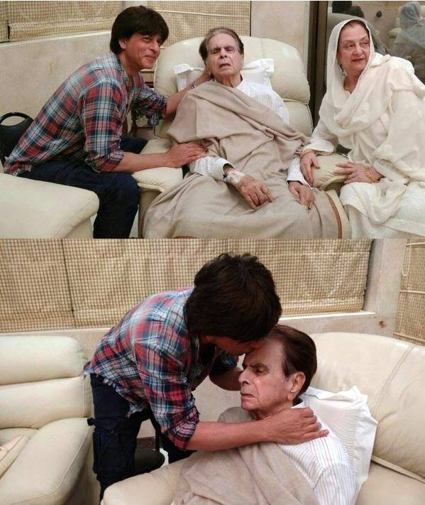 কিছুদিন আগে শাহরুখ খানও যান দিলীপকে দেখতে। 
